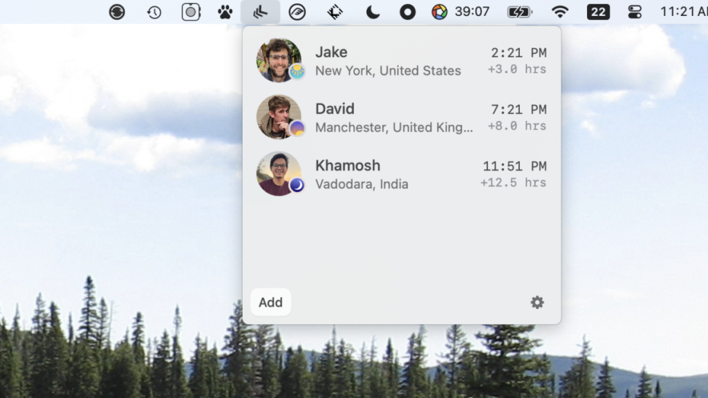 This Mac App Will Show Your Coworkers’ Time Zones in the Menu Bar