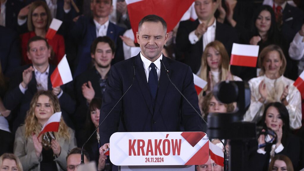 Polish opposition party chooses historian Karol Nawrocki as presidential candidate