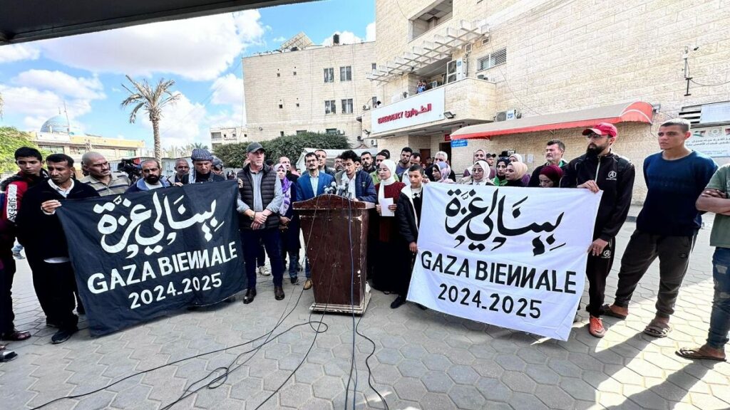 Artists announce Gaza Biennale, 'ensuring that the voices of Palestinian artists reach the world'