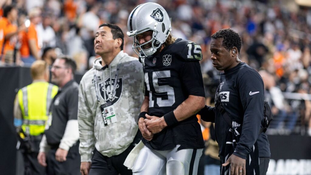 Source: Raiders lose QB Gardner Minshew to broken collarbone