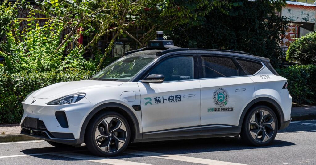 Baidu Apollo Go robotaxi