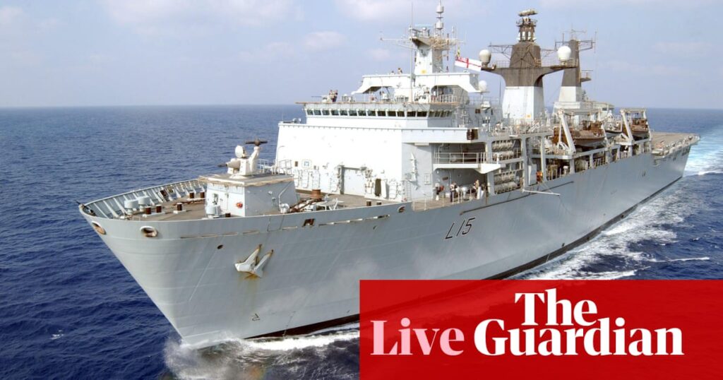 Navy flagships decommissioned as part of moves to save up to £500m, MPs told – UK politics live | Politics