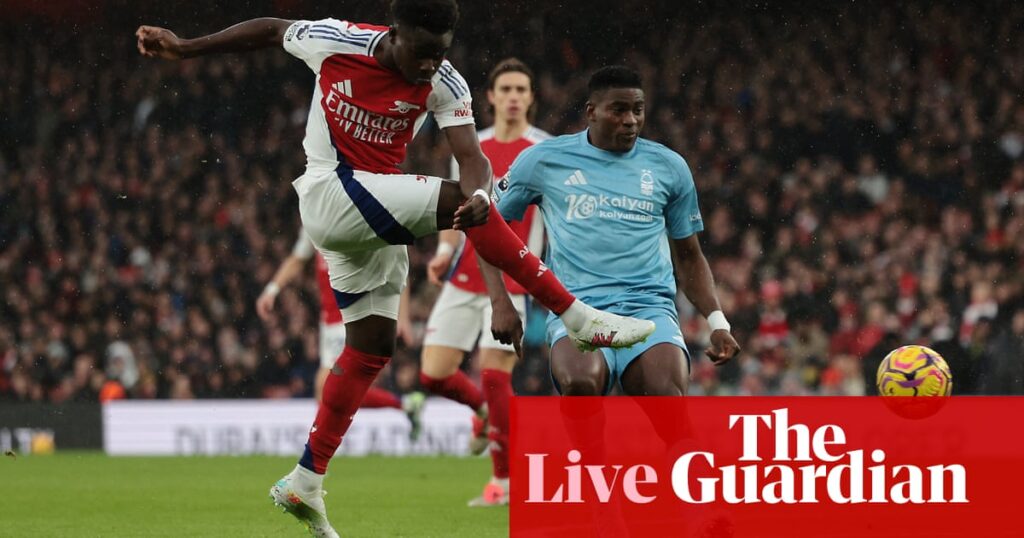 Arsenal v Nottingham Forest, Premier League updates and more: football – live | Premier League