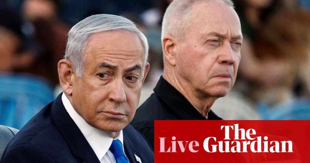 Netanyahu says ICC warrant for his arrest over alleged war crimes is ‘antisemitic’ and ‘absurd’ – Middle East live | Israel-Gaza war