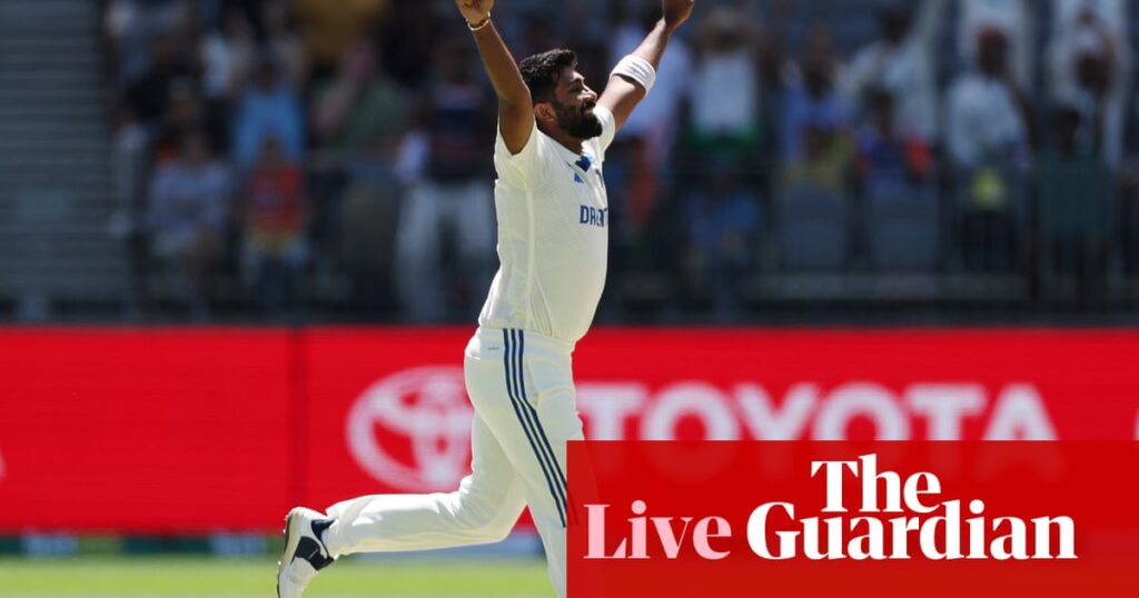 Australia v India: first men’s Test, day two – live | Australia cricket team