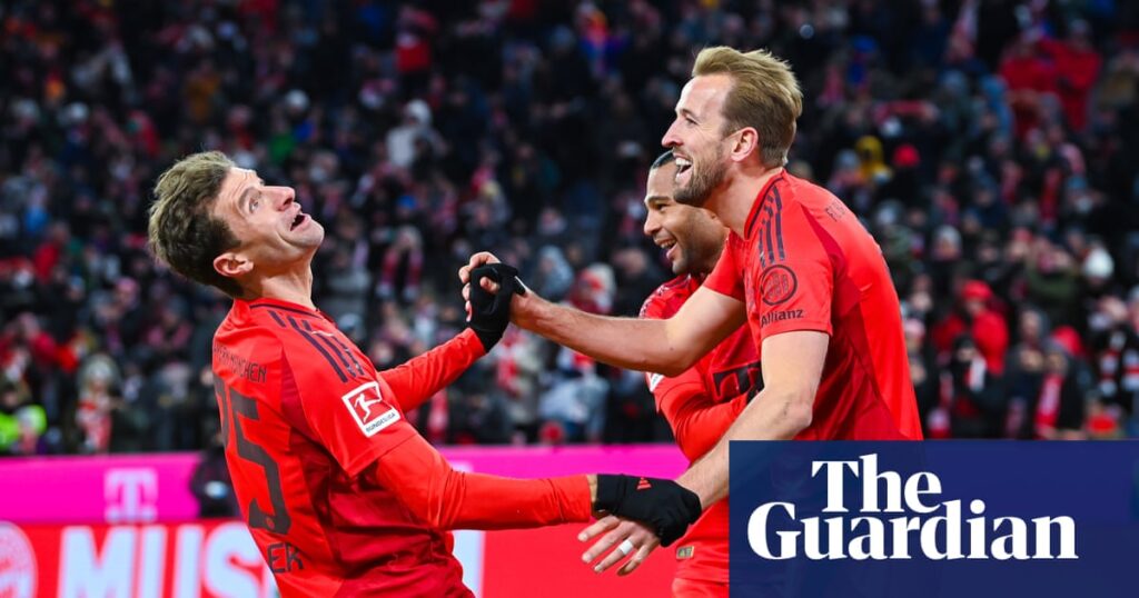 European football: Kane hits hat-trick for leaders Bayern as PSG cruise | European club football