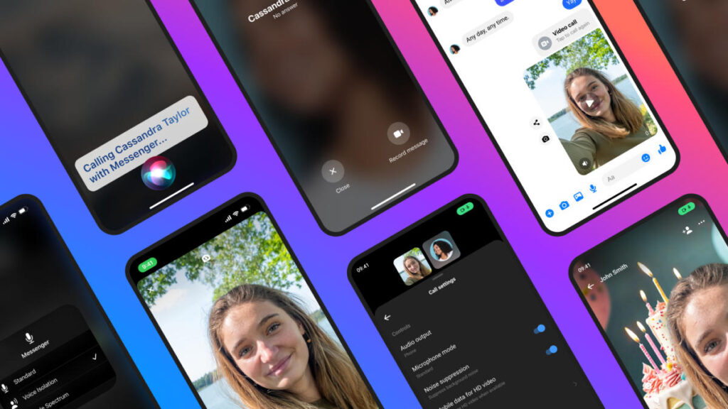 Meta's latest features for Messenger Calling include AI backgrounds