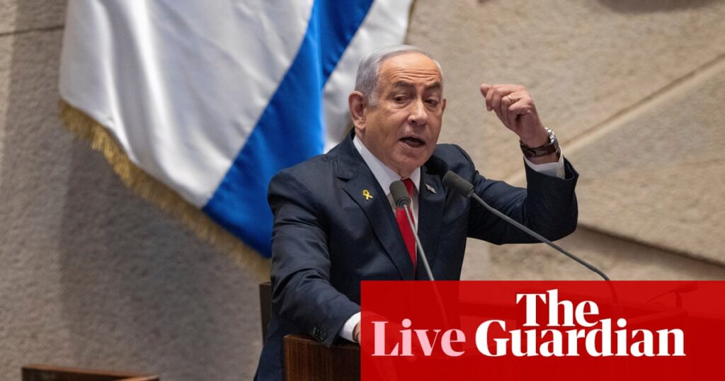 Middle East crisis live: Netanyahu thanks Orbán for invite after ICC warrant, saying Hungary on ‘side of justice and truth’ | Israel