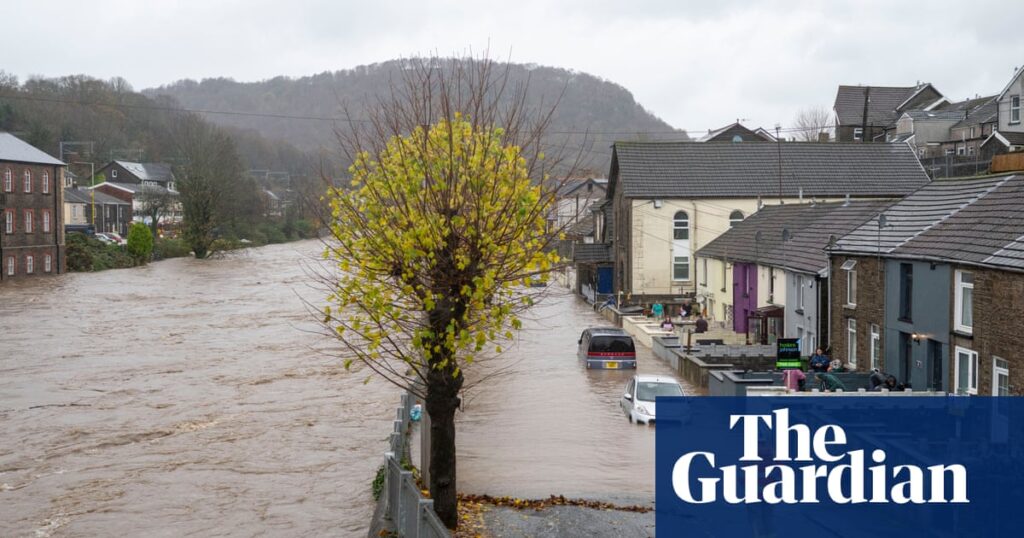 ‘Unprecedented’ flooding in parts of Wales after Storm Bert batters Britain | UK weather