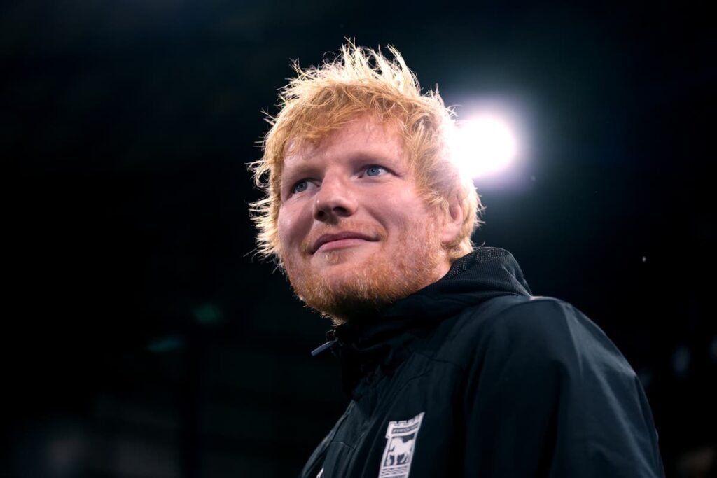 Ed Sheeran responds to criticism after crashing Ruben Amorim interview after Ipswich v Man Utd