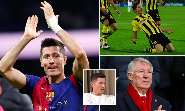 Robert Lewandowski recalls just how close he was to joining Man United after conversation with Sir Alex Ferguson in 2012