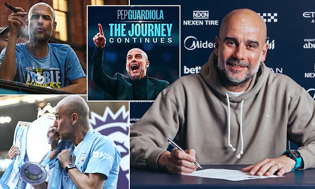 Pep Guardiola reveals what recent change convinced him to sign new Man City deal and stay at the club for another two years as the Catalan admits he seriously considered leaving