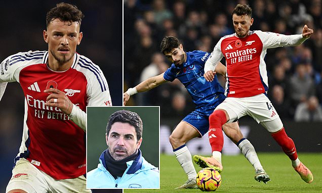 Arsenal dealt major injury blow as Mikel Arteta reveals defender Ben White 'is going to be out for months'