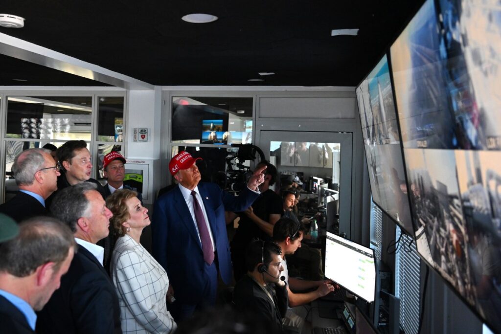 SpaceX launches Starship for the sixth time - with Trump on site to watch