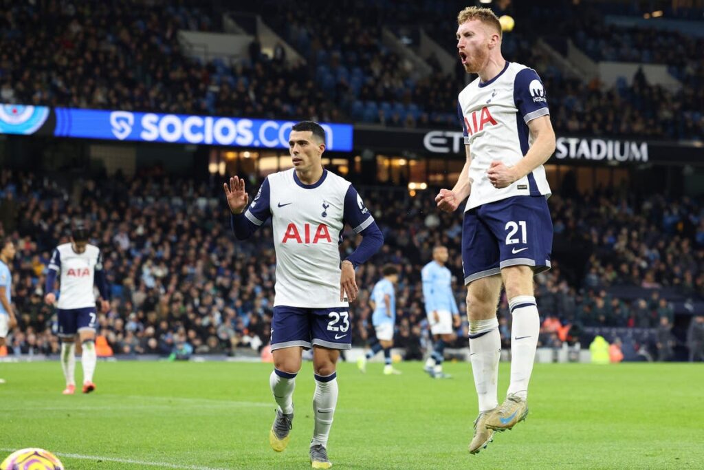 Man City vs Tottenham LIVE: Premier League result and final score as James Maddison stars in shock thrashing