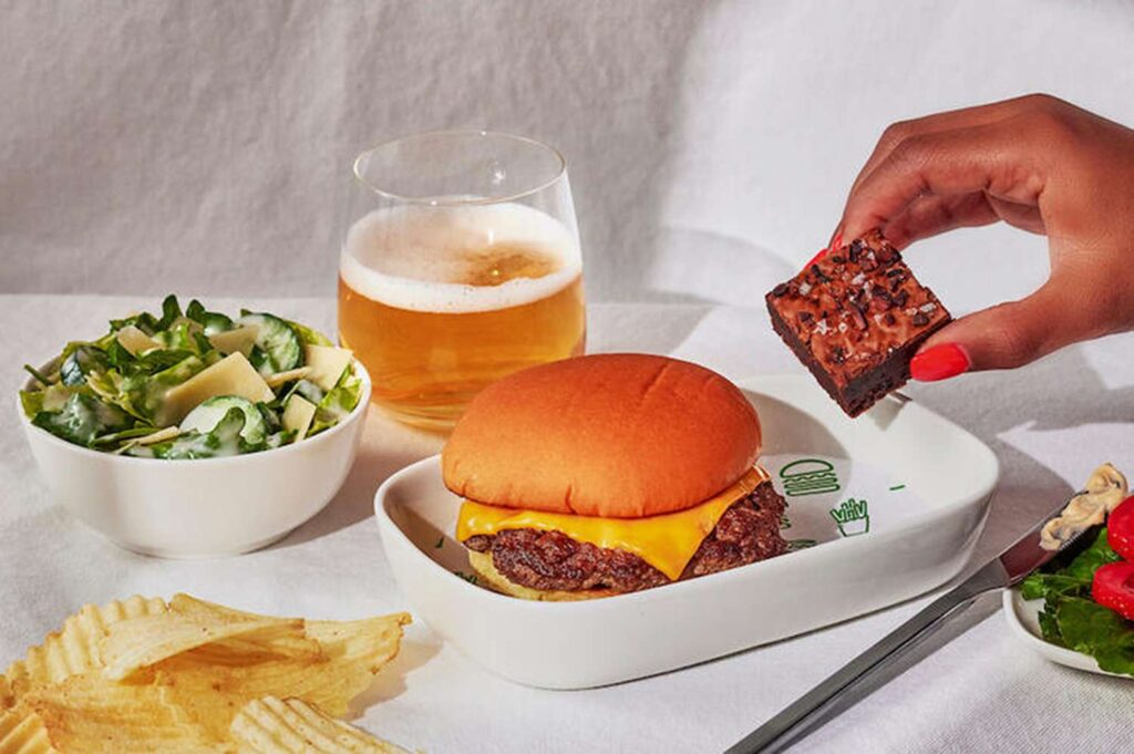 Delta Air Lines' Newest Perk? Ordering a Shake Shack Burger on Board