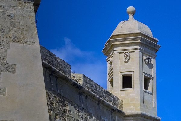 Il-Gardjola Guard Tower – Senglea, Malta