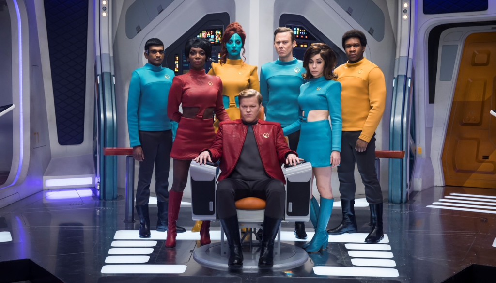 The crew of the U.S.S. Callister from Black Mirror