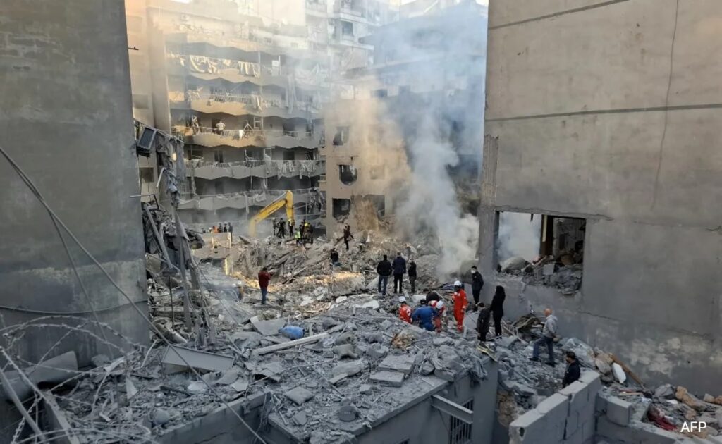 Five Israeli Missiles Strike Residential Building In Heart Of Beirut