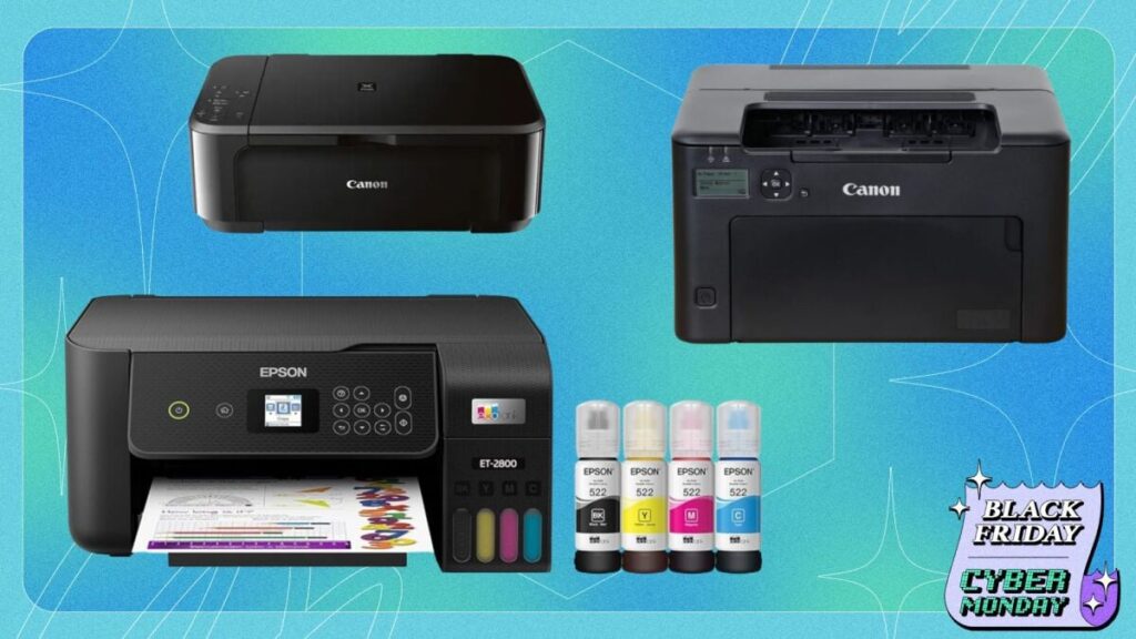 Black Friday printer and scanner deals: Save up to 55% on Epson, Canon, HP, more