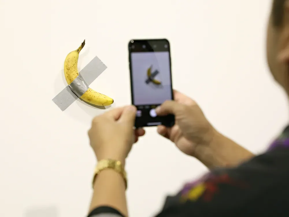 That Viral Banana Duct-Taped to a Wall? It Just Sold for $6.2 Million