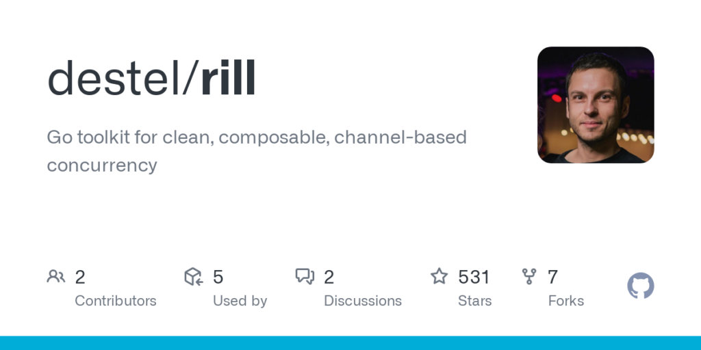 destel/rill: Go toolkit for clean, composable, channel-based concurrency