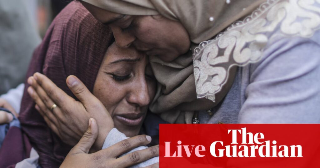 Israeli forces accused of taking Gaza hospital staff to detention centre for interrogation – Middle East crisis live | Middle East and north Africa