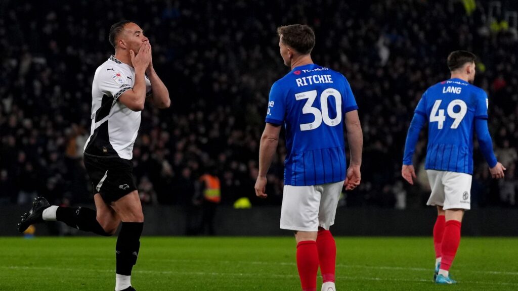 Derby 4 - 0 Portsmouth