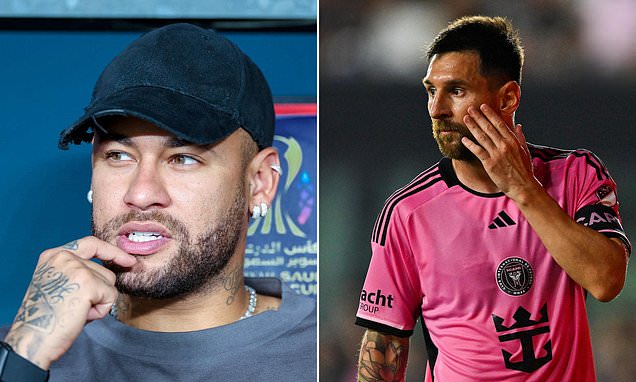 Neymar 'in shock talks to join MLS club'... but Brazil icon won't reunite with Lionel Messi at Inter Miami