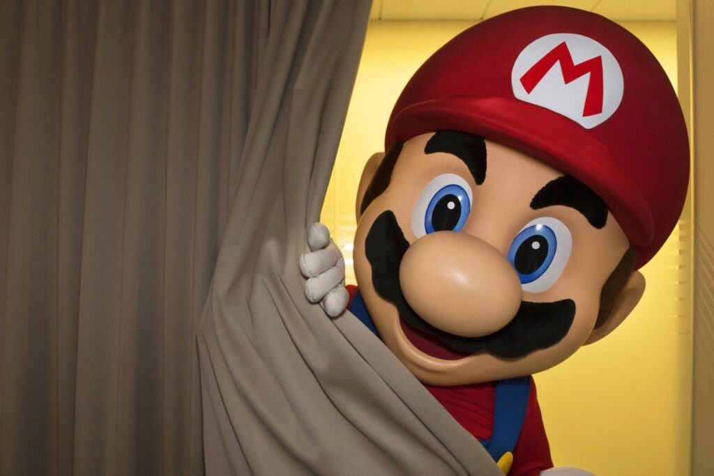 Nintendo Mario Switch 2 Curtain