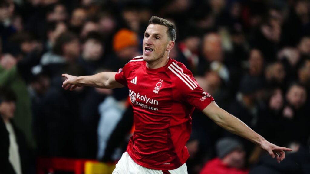 Chris Wood scores 13th goal in Nottingham Forest draw with leaders Liverpool