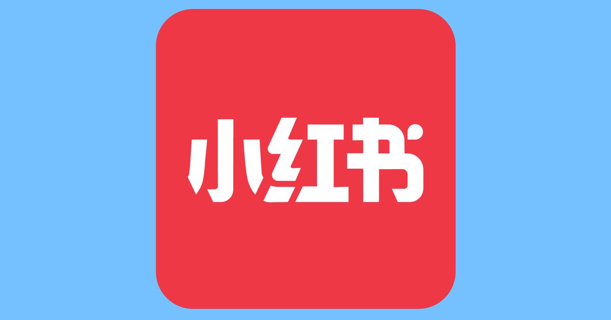 Vector illustration of the Rednote/Xiaohongshu logo.