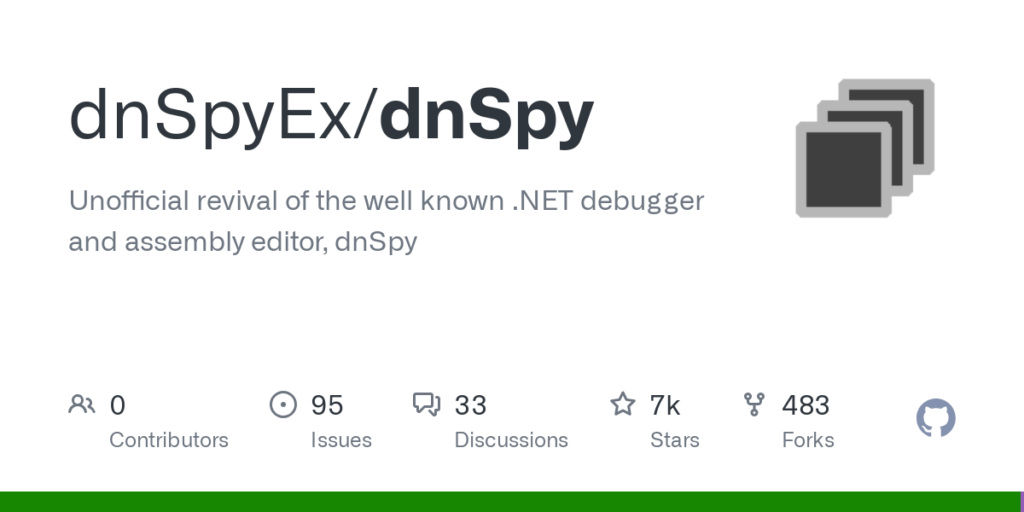 dnSpyEx/dnSpy: Unofficial revival of the well known .NET debugger and assembly editor, dnSpy