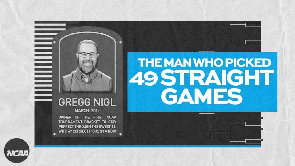 Gregg Nigl: The man who went 49-for-49 in the Bracket Challenge Game