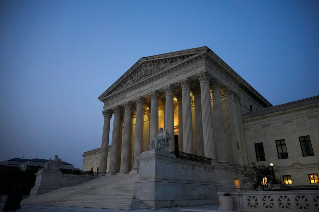 The Supreme Court heard oral arguments Thursday on a Texas law seeking to force porn websites to verify visitors' ages.