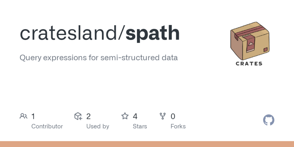 cratesland/spath: Query expressions for semi-structured data
