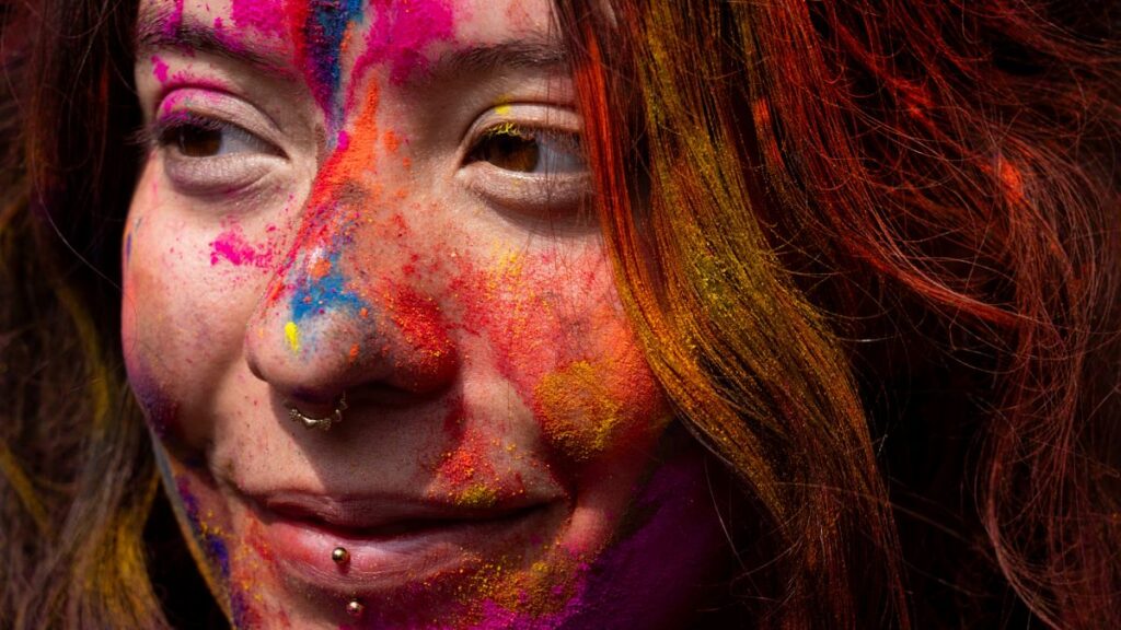 Video. Kathmandu bursts into colour as thousands celebrate Holi festival