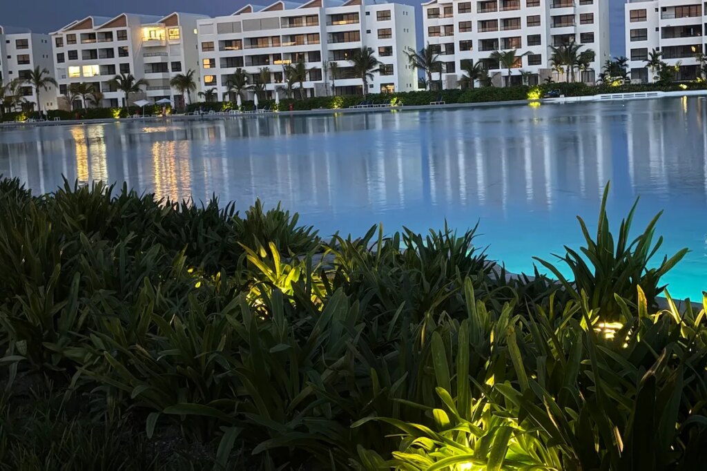 Condos on a lake