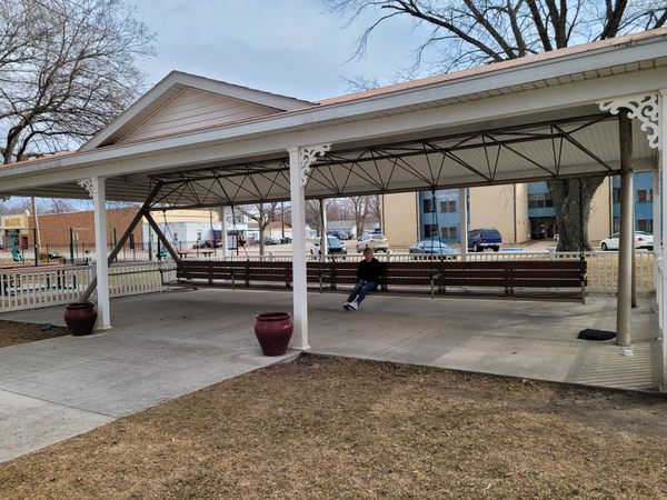 World’s Largest Covered Porch Swing