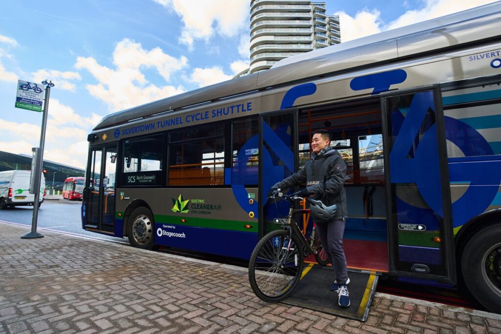 Silvertown shuttle: London cyclists will be able to cross the River Thames for free for a year