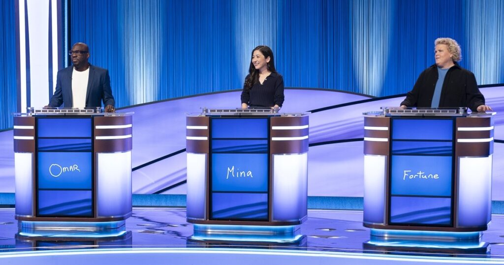 Celebrity Jeopardy Final Clue for March 12, 2025 – Mina Kimes, Omar J. Dorsey & Fortune Feimster