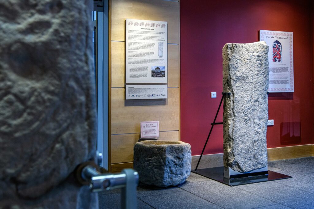 Newly Discovered Pictish Stone Goes on Display in Scotland